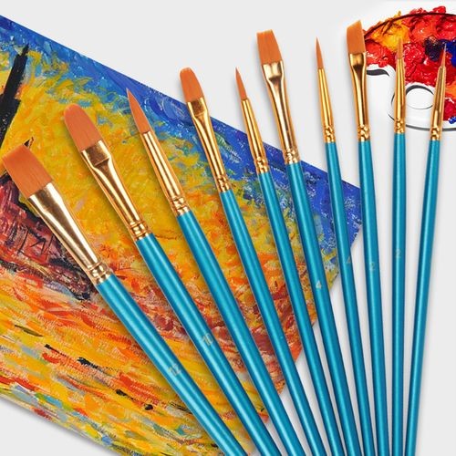 Generic 10PCS Paint Brushes Set Kit