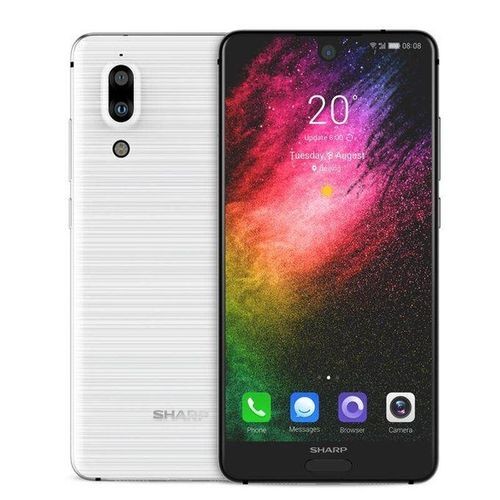 SHARP AQUOS S2 5.5 Inch Dual Rear Camera 4GB RAM 64GB ROM Snapdragon 630 Octa Core 4G Smartphone White White (white)