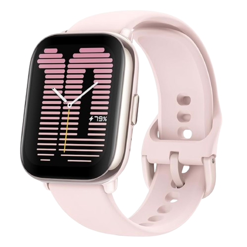 Smart Watch 42mm for Women, with AI Fitness Exercise Coach, GPS, Bluetooth Calling & Music, 14 Day Battery, AMOLED Display & Alexa Built-in, Fitness Watch for Android & iPhone, Pink