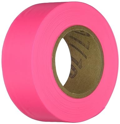 IRWIN Tools STRAIT-LINE Flagging Tape, 150-foot, Glo-Pink (65603)