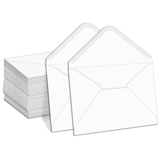 915 Generation B6 Envelopes 100 Pcs White Envelopes for Invitation Wedding Announcements Baby Shower Blank Envelope