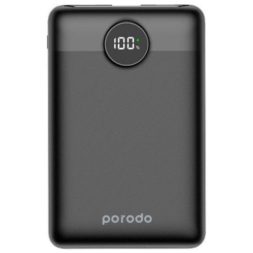 Porodo Super Compact Power Bank 20000mAh - Black