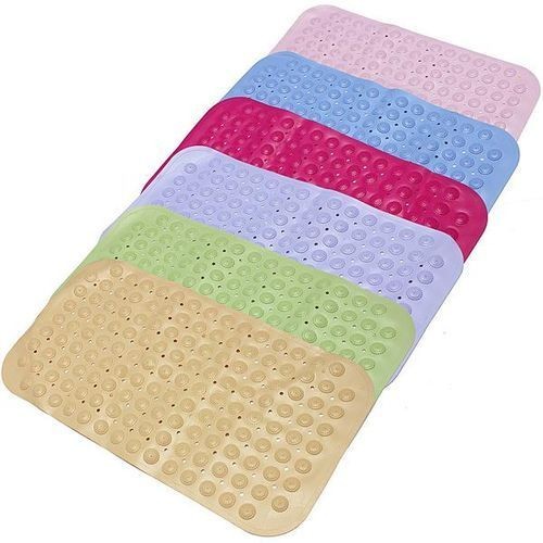 Multicolor Non Slip Rubber Bath Mat Shower Toilet R Rose Red