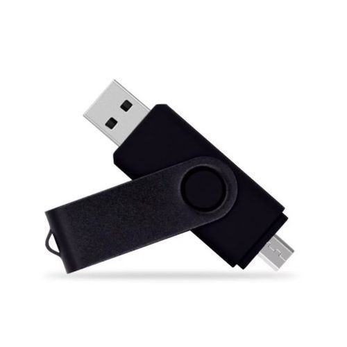 32Gb 2in 1 Type-B Usb 2.0 Flash Disk Pen Drive -Black