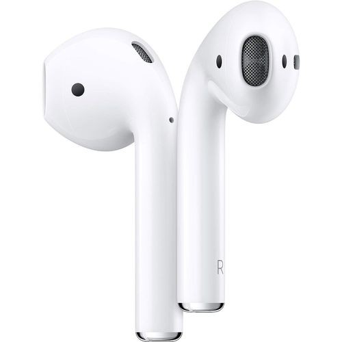 AirPods (2nd Generation) Wireless Ear Buds, Bluetooth Headphones with Lightning Charging Case Included, Over 24 Hours of Battery Life, Effortless Setup for iPhone-White