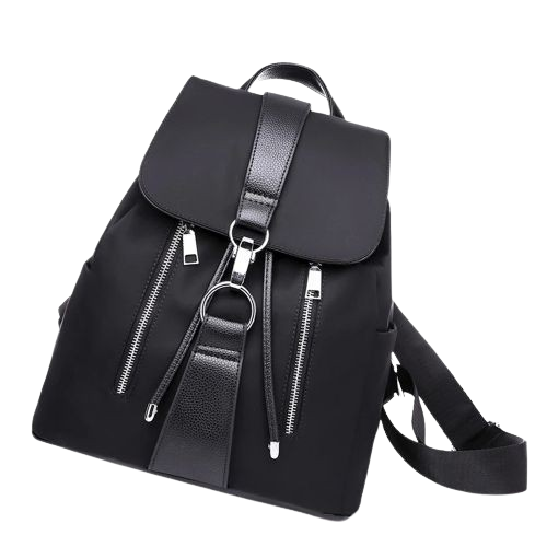 Ladies Backpack Bags Women Rucksack Waterphroof - Black