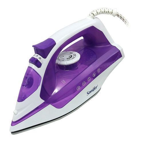 Sonifer Quality Electric Steam Dry Flat Iron - Purple, White