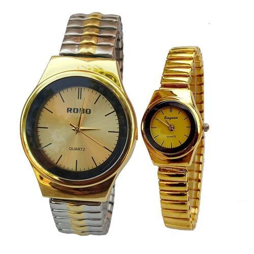 Robo Bundle Of (His And Her's) Watches - Gold