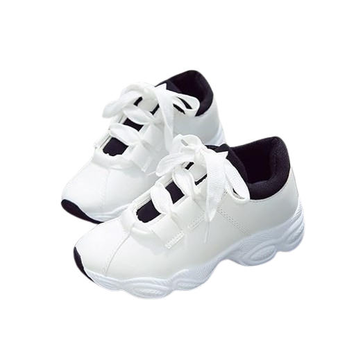 Ladies Fashion Casual Sneakers - White