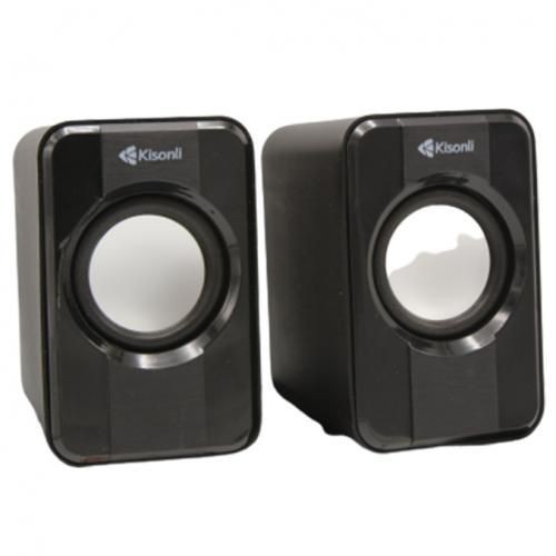 Kisonli Usb Portable Computer 2.0 Speaker S-444 - Black