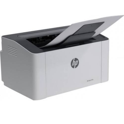 Hp Genuine Portable Laser Printer 107a, Print Only + Free Paper Rim-White