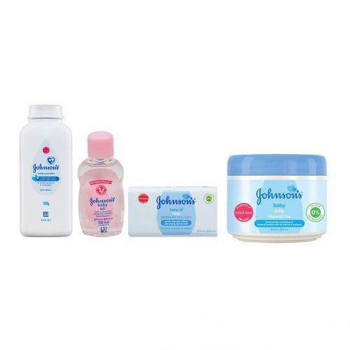 Johnson Johnsons Baby Mini Gift (4 Pack)/100ml-Blue