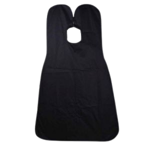 Pongee Beard Grooming Shave Apron Bib Trimmer Clean Facial Hair Cape Sink Bathroom Shees-YZ50-black