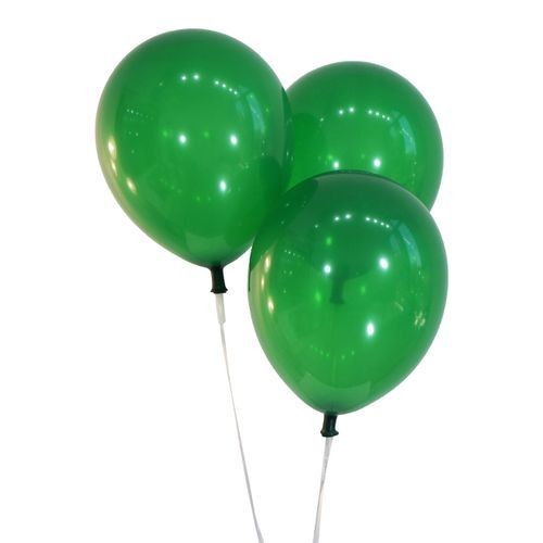 Generic Balloons, 100 Pieces, Green