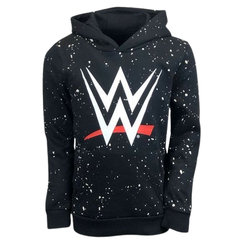 Nut Meg Boys WWE Wrestling Slim Fit Long Sleeve Hooded Jumper - Black