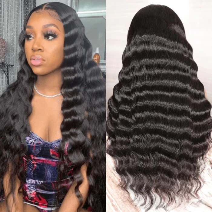 Virgin Brazilian Loose Deep Wave 13x4