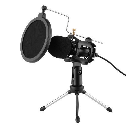 Video Microphone Kit With Mini Microphone Tripod