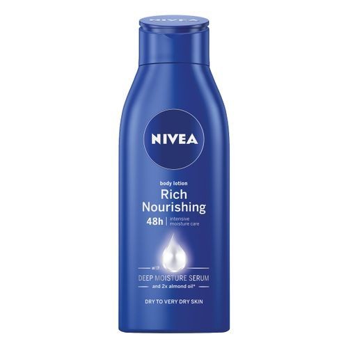 NIVEA Body Lotion Rich Nourishing 400ml-Blue