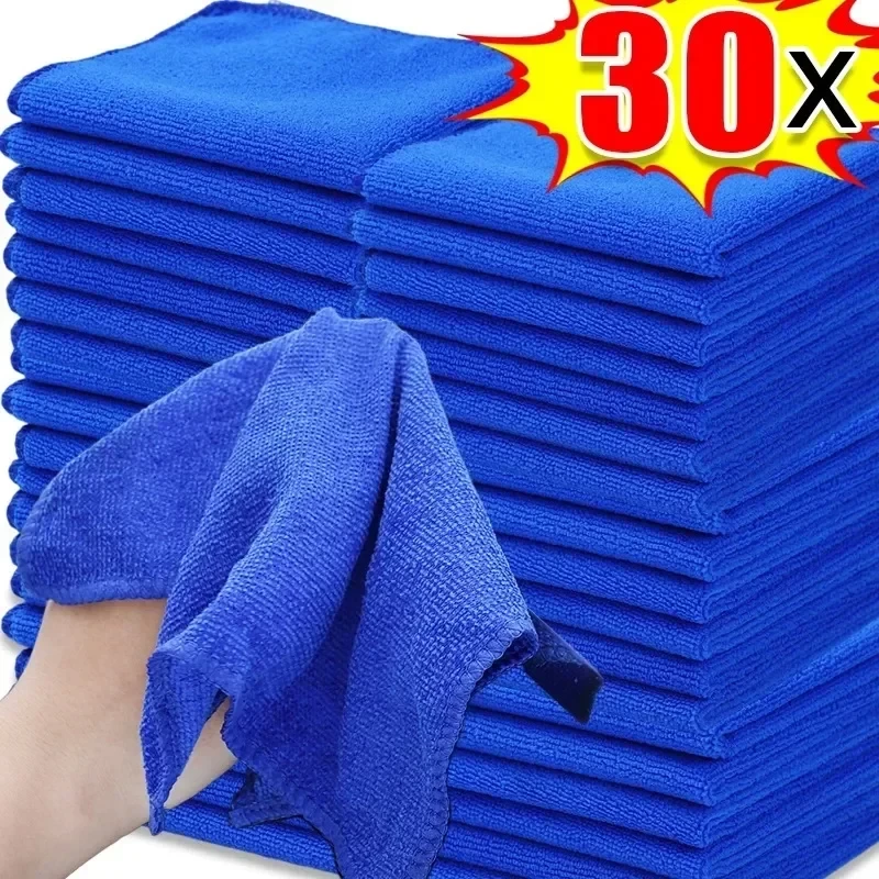 Car Wash Microfiber Towel Car Cleaning Drying Cloth Kitchen Care Detailing Car Wash Towel Cleaning Cloths 3/20PCS