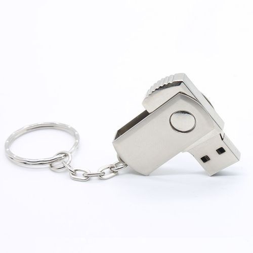 Music Pioneer USB Fash Drive 360° Rotation 64GB Waterproof Silver U Disk