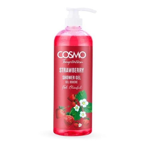 Cosmo TEMPTATION STAWBERRY SHOWER GEL -480ML (NEW DESIGN)