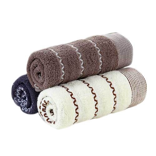 3Pcs Cotton Face Towel Highly Absorbent Supper Comfy