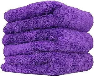 Edgeless Microfiber Towel, Purple (16" x 16")