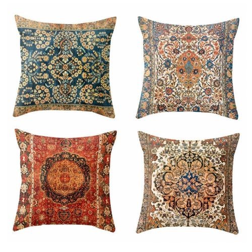 Pillow Case Persian Linen Pillowcase Sofa Throw Cushion