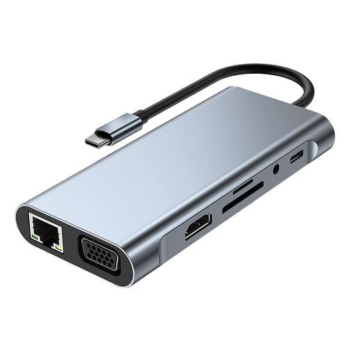 "915 Gen 11-in-1 USB-C Hub: 4K-Compatible Docking Station"